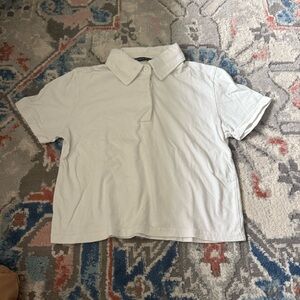 Brandy Melville Cream Collared Shirt